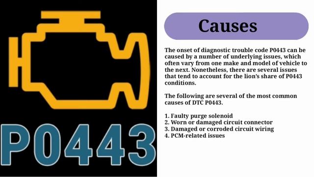DTC P0443: Diagnostic Trouble Code P0443 | Symptoms, Causes, and How To Trouble Shoot смотреть онлайн