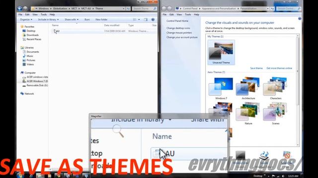hidden themes & wallpapers on windows 7 смотреть онлайн
