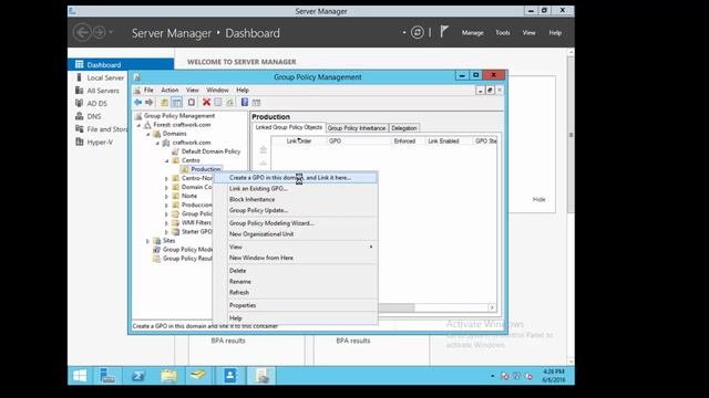Tutorial creacion de OU y GPO en windows Server 2012 смотреть онлайн