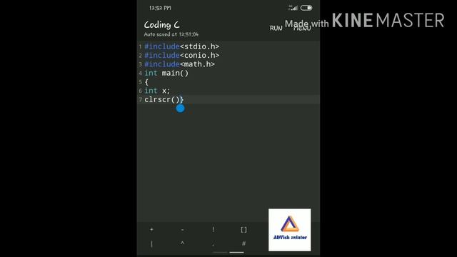 C programming in Android phone || pow() function || C language смотреть онлайн