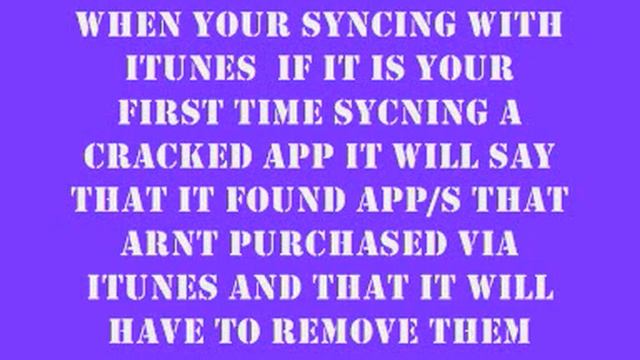 how to sync cracked apps to itunes смотреть онлайн