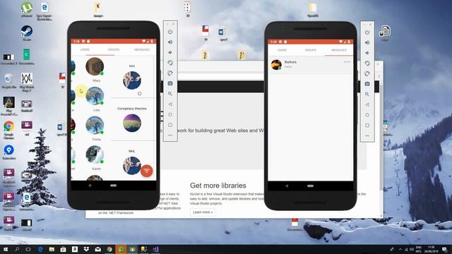 social app sendbird asp. net native android смотреть онлайн