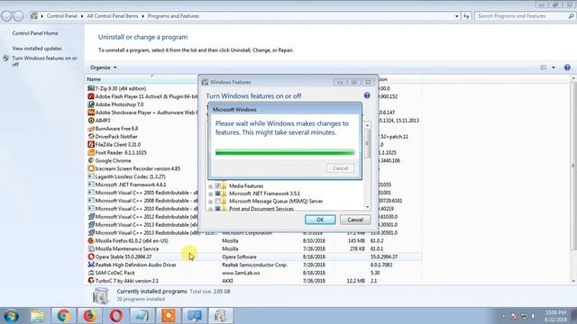 How to Enable IIS (Internet Information Services) in windows. смотреть онлайн