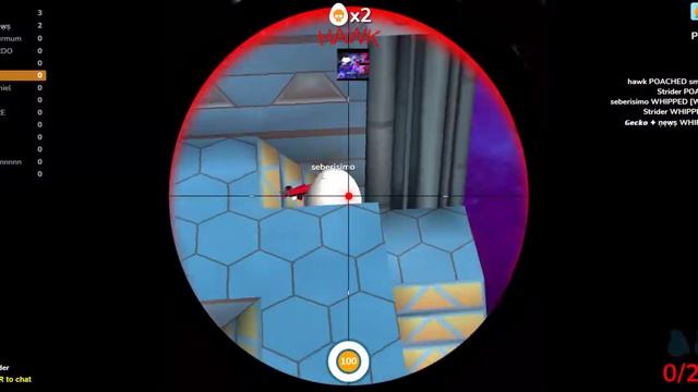 GamePlay in SHELLSHOCKERS with my own custom scope смотреть онлайн