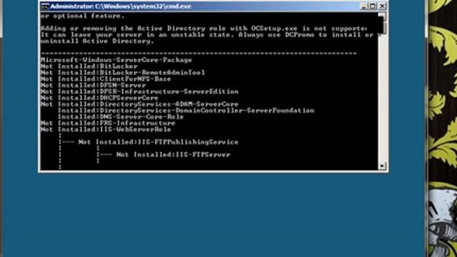Installation of BitLocker on Windows Server Core 2008 смотреть онлайн