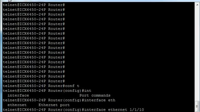 Brocade ICX Micro Tutorials - Speed and Duplex Settings смотреть онлайн