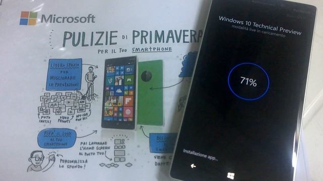XAP Windows 10 Technical Preview per smartphone (modalità live) смотреть онлайн