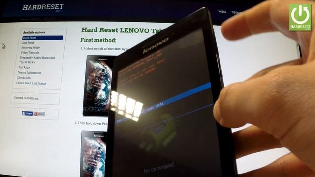 Hard Reset LENOVO Tab 2 A7-10 - reset Password and Pattern смотреть онлайн