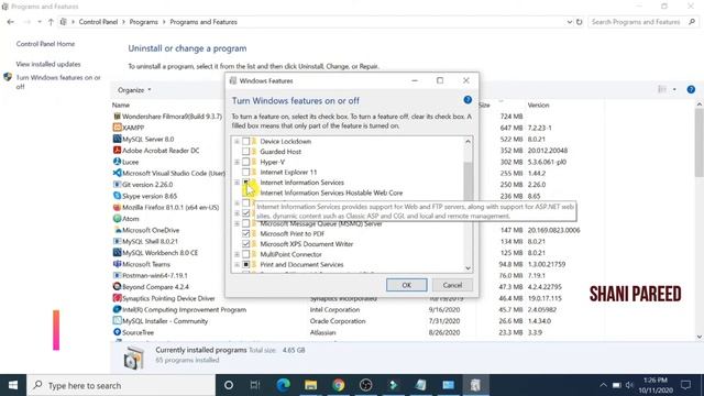 How to Uninstall/remove IIS (Internet Information Service) from windows 10 | 2020 смотреть онлайн