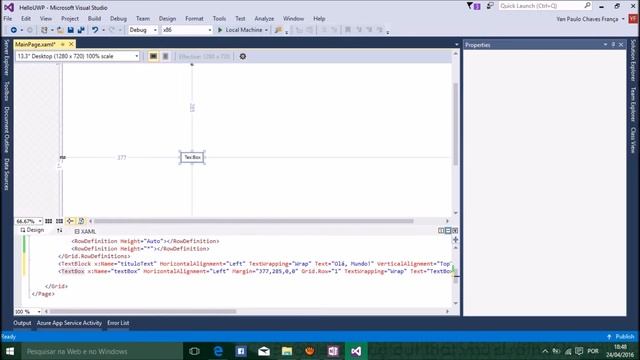 Como criar um App Universal do Windows (UWP) com C#/XAML смотреть онлайн