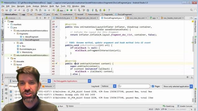 ListFragment and Callback Interfaces смотреть онлайн