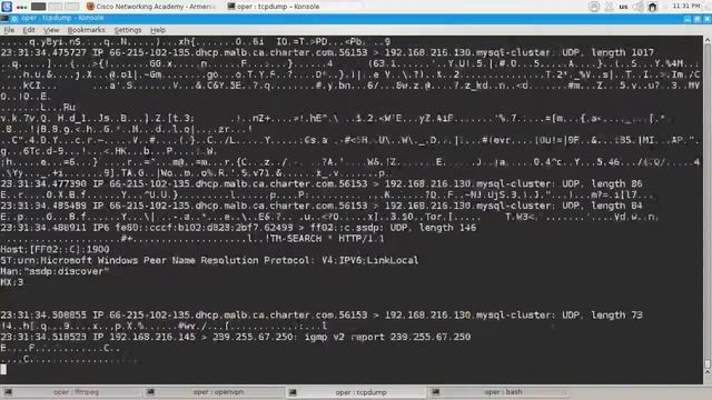 Tcpdump Traffic Sniffer - Linux Command Line