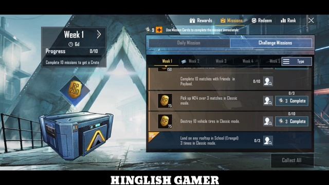Week 1 Season 11 Mission Complete Very Fast | Pubg Mobile смотреть онлайн