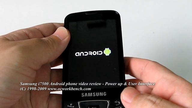 Samsung i7500 Android Phone Review - User interface and design @ OCWORKBENCH смотреть онлайн