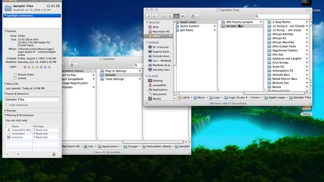 Move Logic Pro or Garageband samples/loops to an external drive смотреть онлайн