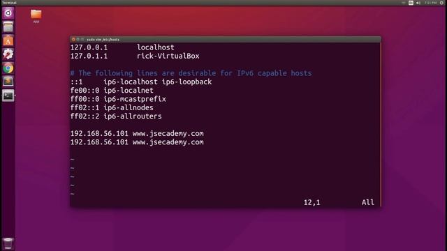 How to edit Host file in Ubuntu / Linux смотреть онлайн