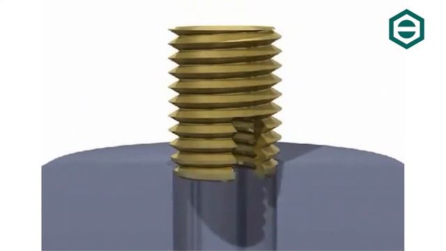 Как работает резьбовая вставка с прорезью арт.9058 | ЦКИ смотреть онлайн