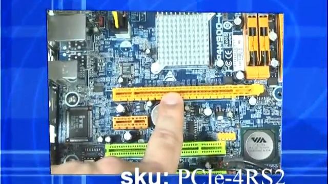 4port PCI-Express RS 232 Serial Card смотреть онлайн