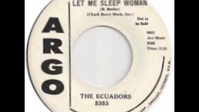 Ecuadors - Let Me Sleep Woman / Say You'll Be Mine - Argo 5353 - 1959 смотреть онлайн