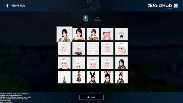 CRAFTOPIA / VRoid Studio / VRoid Hub - How To Replace A Character Of Your Choice In CRAFTOPIA.