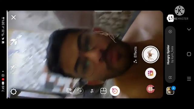 Spider On Face Effect Reel Tutorial / How To Get Spider On Face Filter On Instagram смотреть онлайн