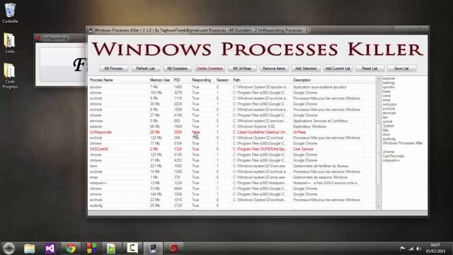 Windows Processes Killer смотреть онлайн