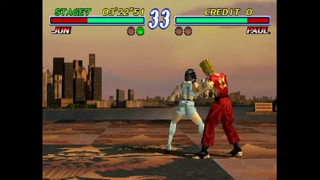 Tekken 2 - Arcade Mode (Jun) смотреть онлайн
