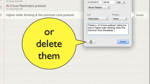 iCloud Reminders смотреть онлайн