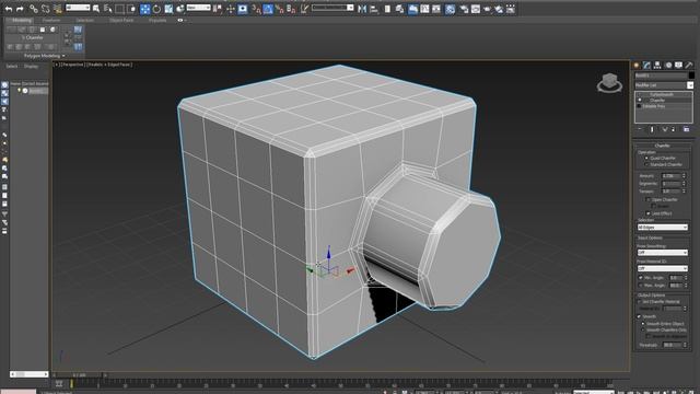Quad Chamfer 3ds Max for holding edges on your model. смотреть онлайн