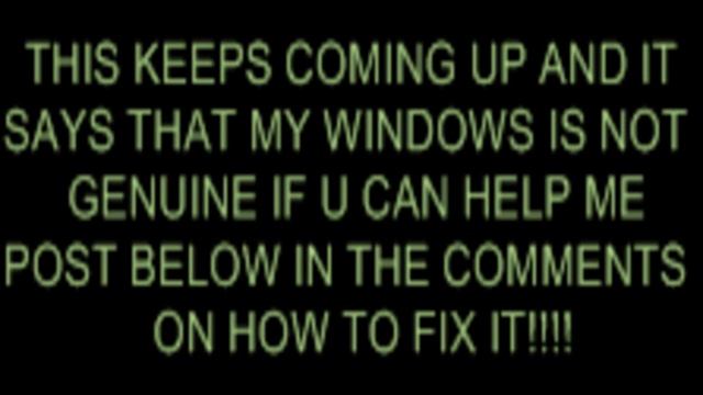 Windows 7 build 7600 error PLZ HELP ME смотреть онлайн