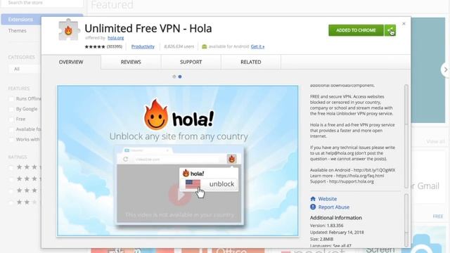 HOLA e Google chrome TUTORIAL. смотреть онлайн
