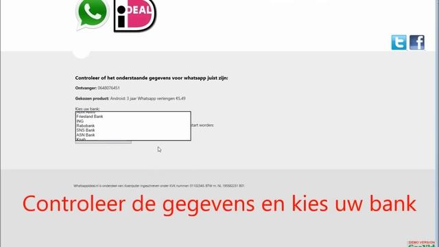 Whatsapp verlengen met Ideal voor Android/BlackBerry/Windows Phone смотреть онлайн