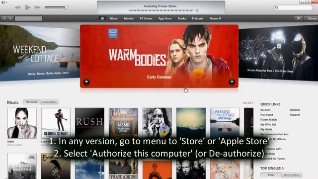 How to Authorize iTunes Account - 10 Second Tutorials смотреть онлайн