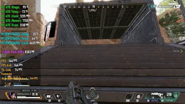 Apex Legends - RX 470 || Ryzen 5 5600x || Low Settings смотреть онлайн