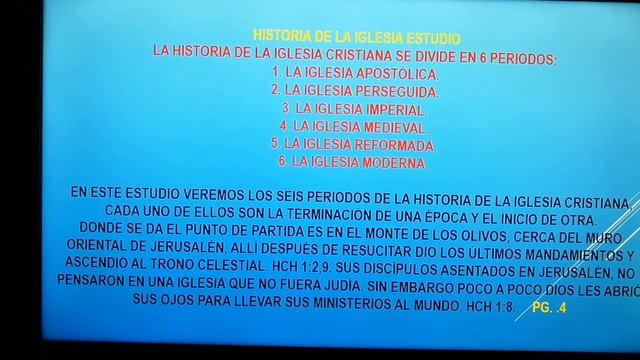 historia de la iglesia clase # 1 смотреть онлайн