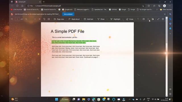 Highlight Text In PDF Document Using Edge browser in Windows 10/11 смотреть онлайн