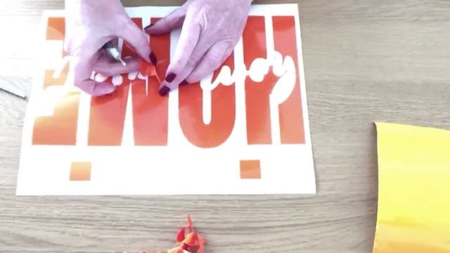 ScanNCut - Align Vinyl Knockout Text For The Home Sweet Home Sign (From Livestream 26th July 2020) смотреть онлайн