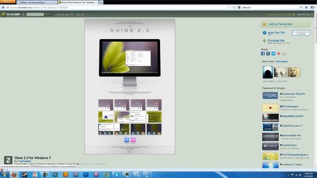 Installing Custom Windows 7 Themes (EASY MODE) смотреть онлайн