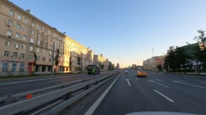 Из района Раменки в Шереметьево. На машине по улицам Москвы