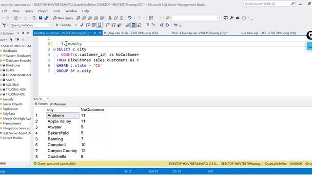 SQL SERVER CƠ BẢN | BÀI TẬP CÂU LỆNH SELECT, WHERE, GROUP BY смотреть онлайн