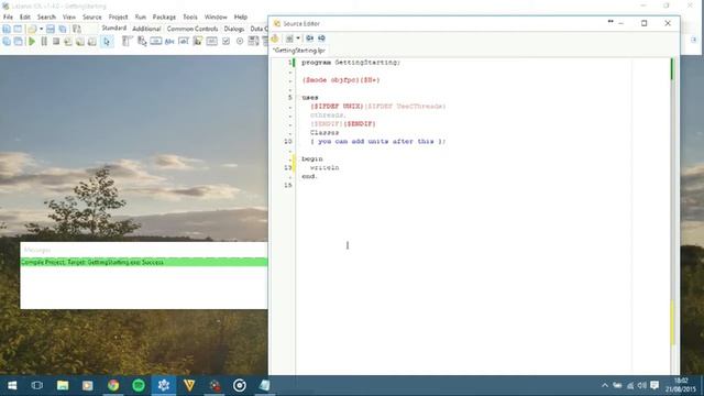 Lazarus Pascal Programming Tutorials | Tutorial 1 - Getting Started смотреть онлайн