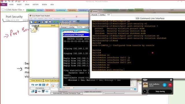 Network Port Security in Hindi Urdu, CCNA | CCNP смотреть онлайн