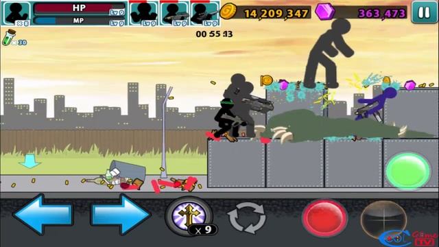Anger Of Stick 5 - Stick Fight Stick Level 51- 52 Android Gameplay By CGTV