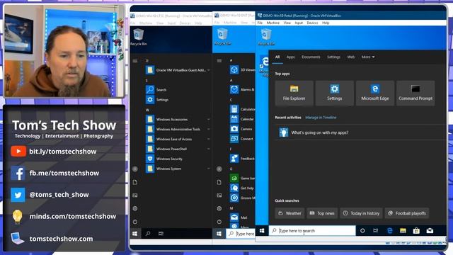 Windows Start Menu Comparison LTSC ENT Retail смотреть онлайн