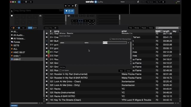 Serato DJ - Smart Crates Setup In Serato DJ Pro And Bonus Tips