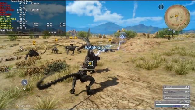 FINAL FANTASY XV WINDOWS EDITION DEMO AVERAGE SETTINGS 1080P | R9 280X | i7 4790K 4.5GHz смотреть онлайн