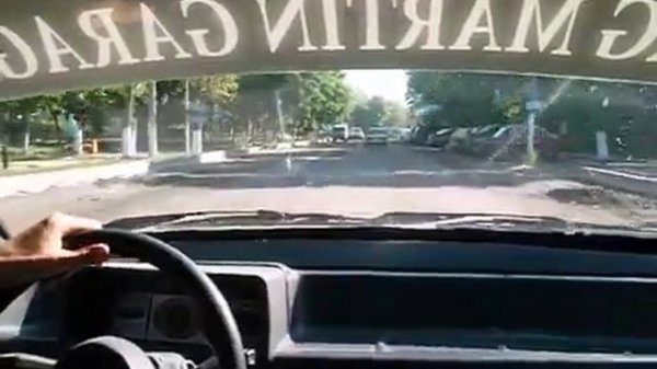 Наваливаем на ВАЗ 2109 по улицам. Шашки на дороге от первого лица. ВАЗ 2109 самый мощный 8 кл