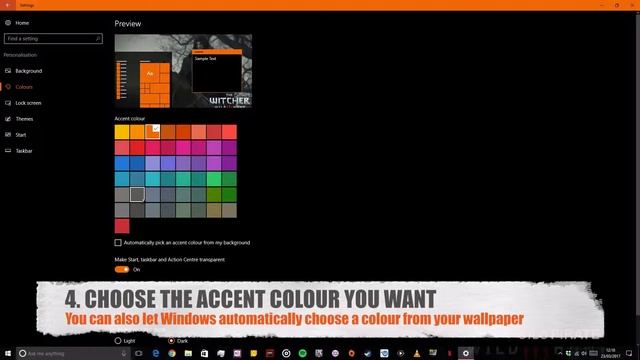 Windows 10 How To: Change window accent colours and use dark mode смотреть онлайн