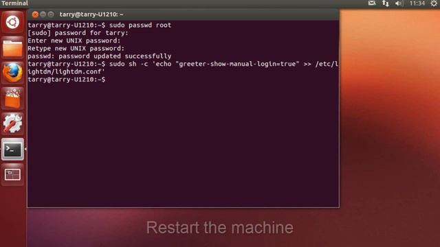Ubuntu 12.10 - Enabling Root смотреть онлайн